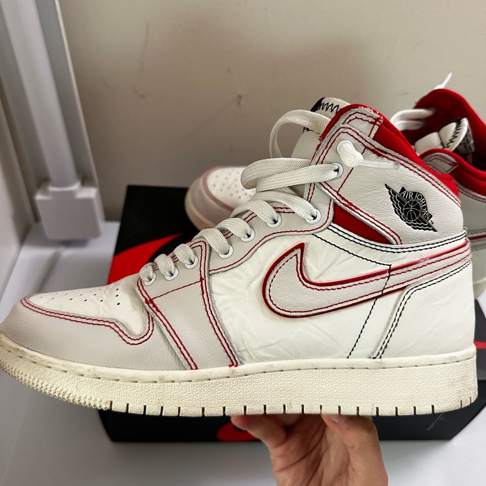 Jordan 1 Retro High Phantom Gym Red